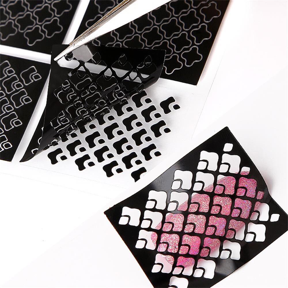 Set 24 Tấm Decal 3D Dán Móng Nghệ Thuật