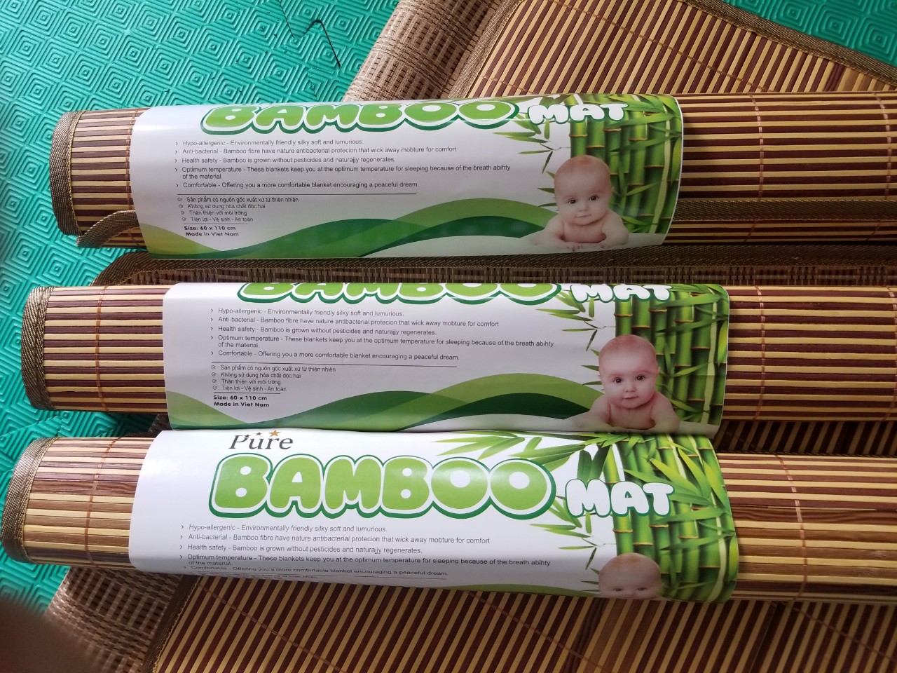 Chiếu trúc Việt Nam cho bé 60x110cm