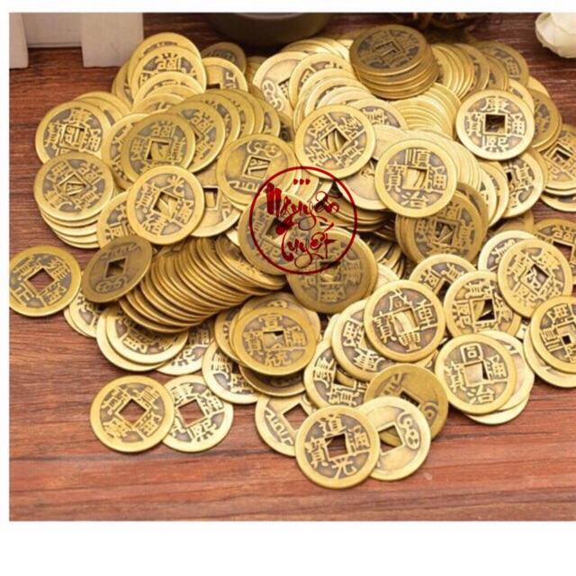 10 ĐỒNG XU CỔ BỎ VÍ CHIÊU TÀI LỘC