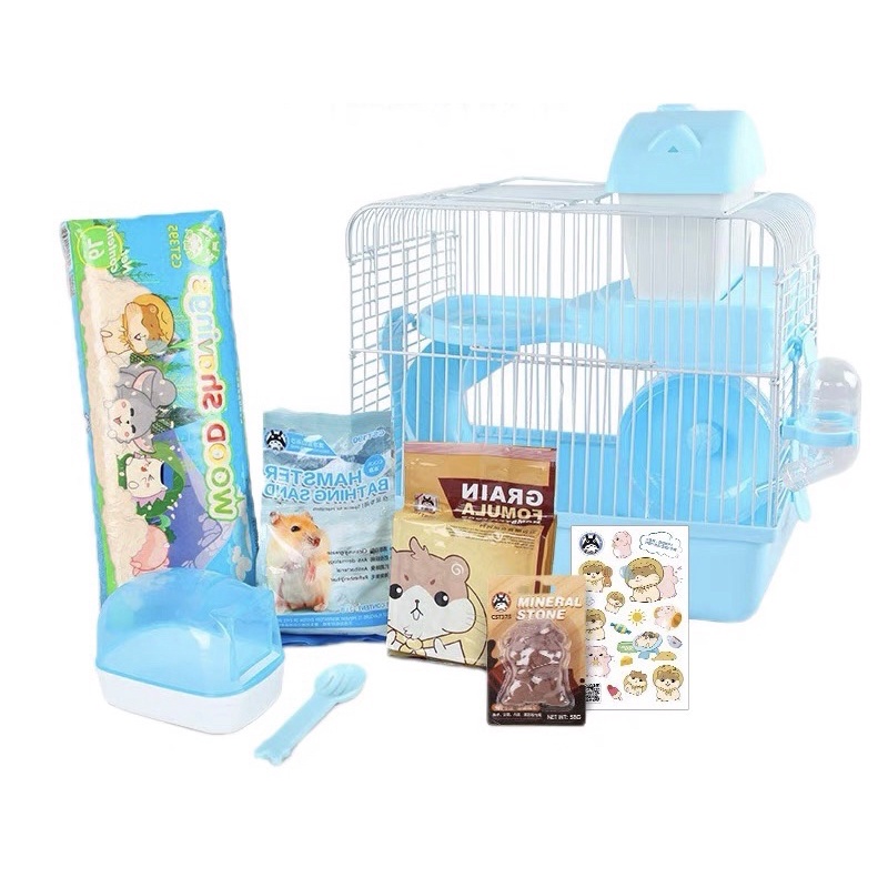 [ FREESHIP ] Lồng chuột hamster nhiều tầng mini cao cấp