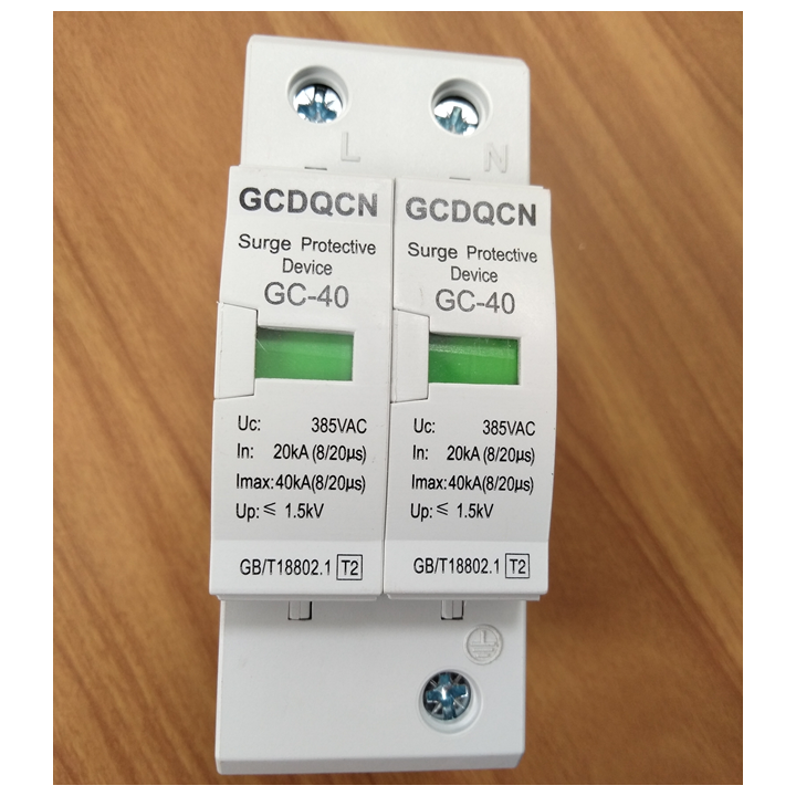 Thiết bị chống sét lan truyền ac 1p+n 40ka 385vac