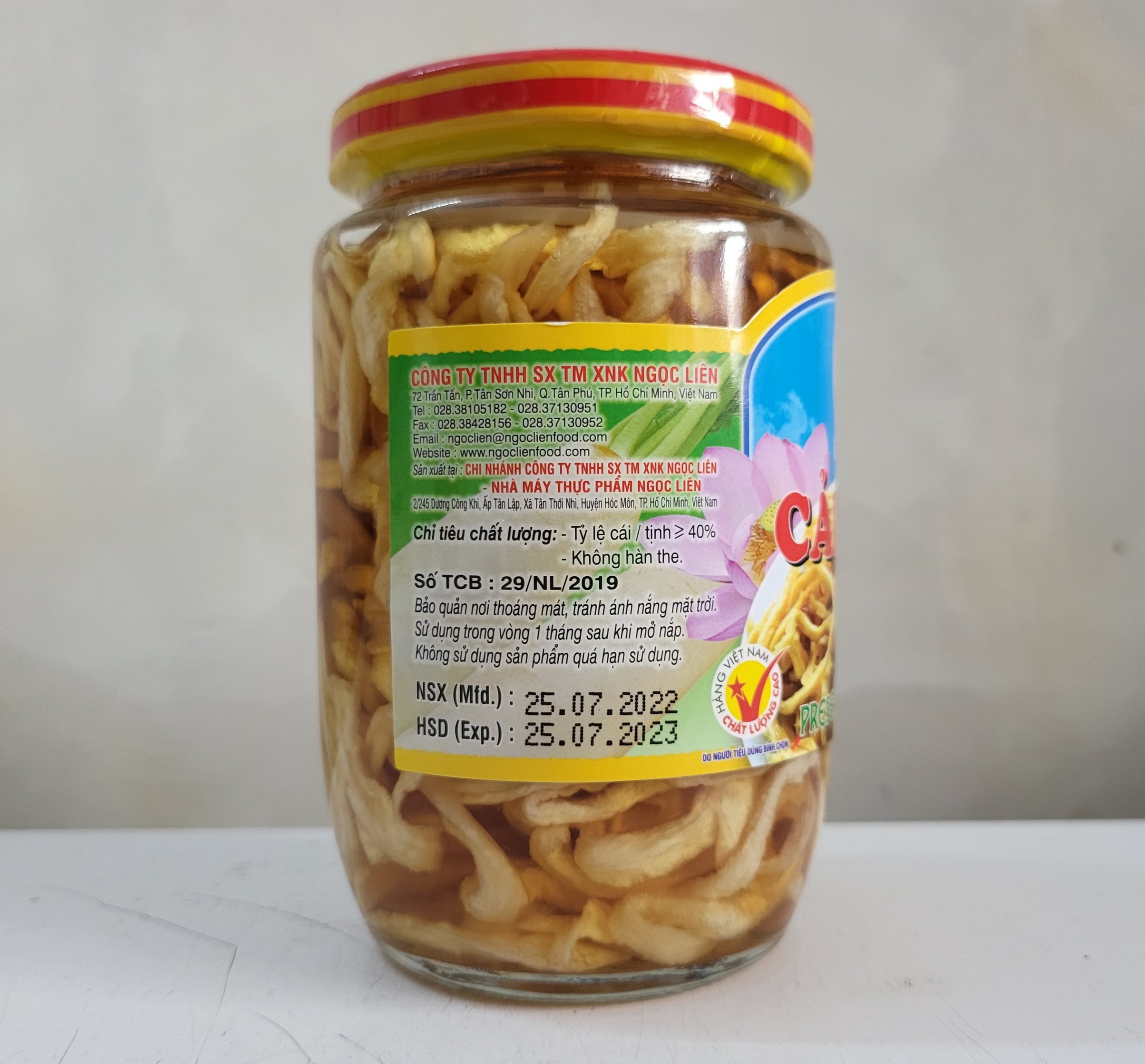 [Lọ 430g] CẢI DẦM (Củ cải ngâm chua ngọt) [VN] NGỌC LIÊN Preserved Radish