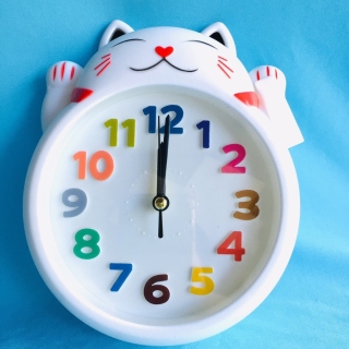 Đồng hồ báo thức để bàn con mèo LY 1144A (trắng)- MSCLV thumbnail