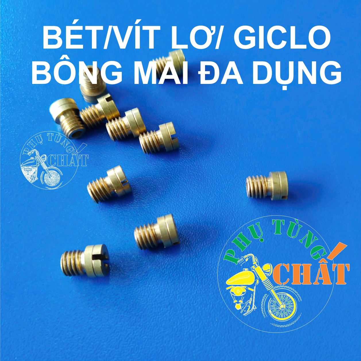 PHỤ TÙNG CHẤT Bét chính bông mai đa năng dùng cho Nouvo, Attila, Air Blade (AB), Made in Việt Nam (giclo, vít lơ)