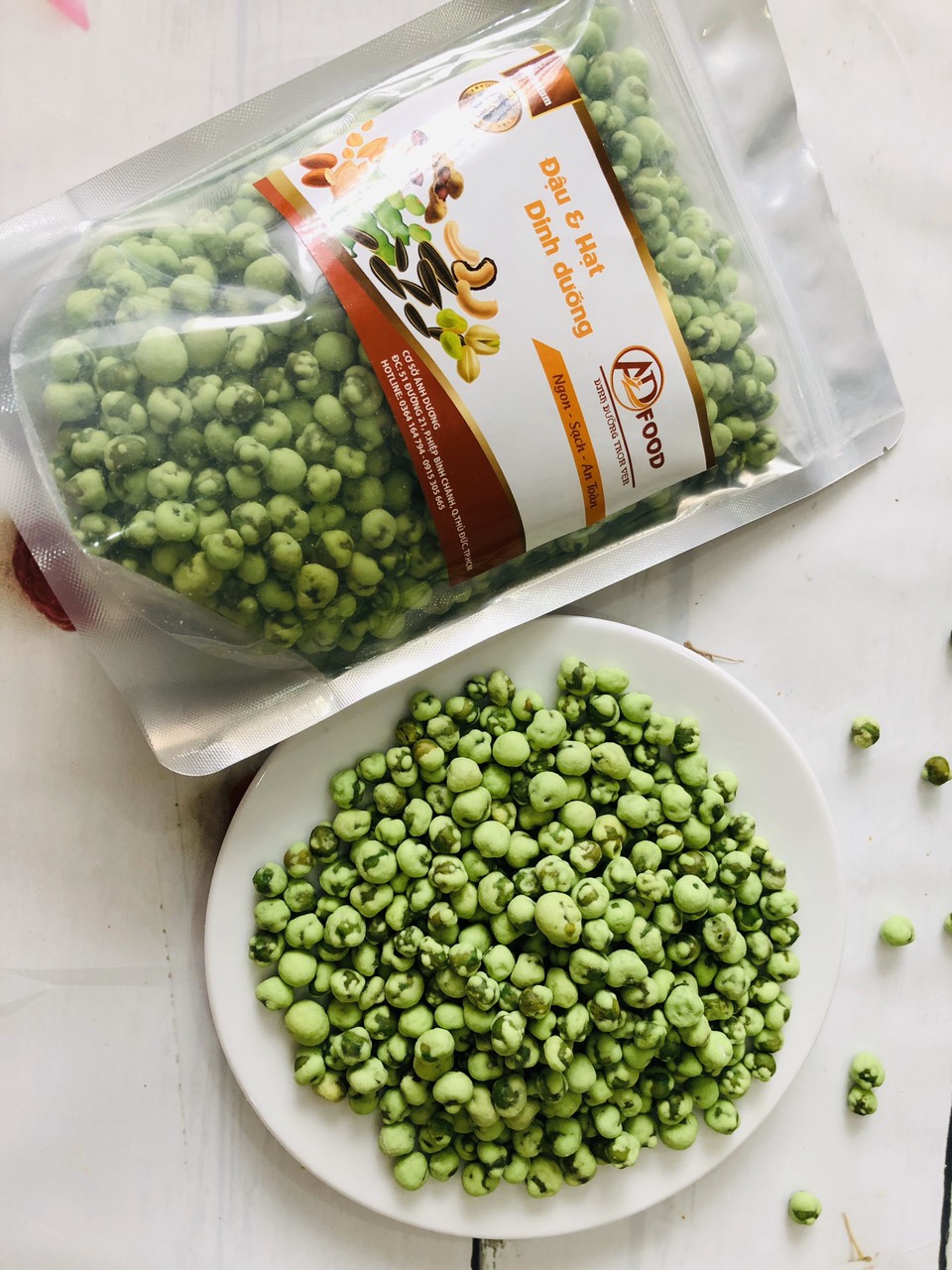 500G ĐẬU HÀ LAN WASABI SIÊU NGON