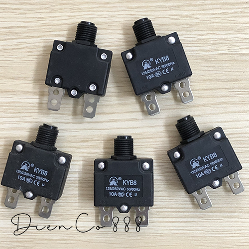 Công tắc máy rửa xe mini nút từ cao cấp - Rơ-le nhiệt 15A và 20A