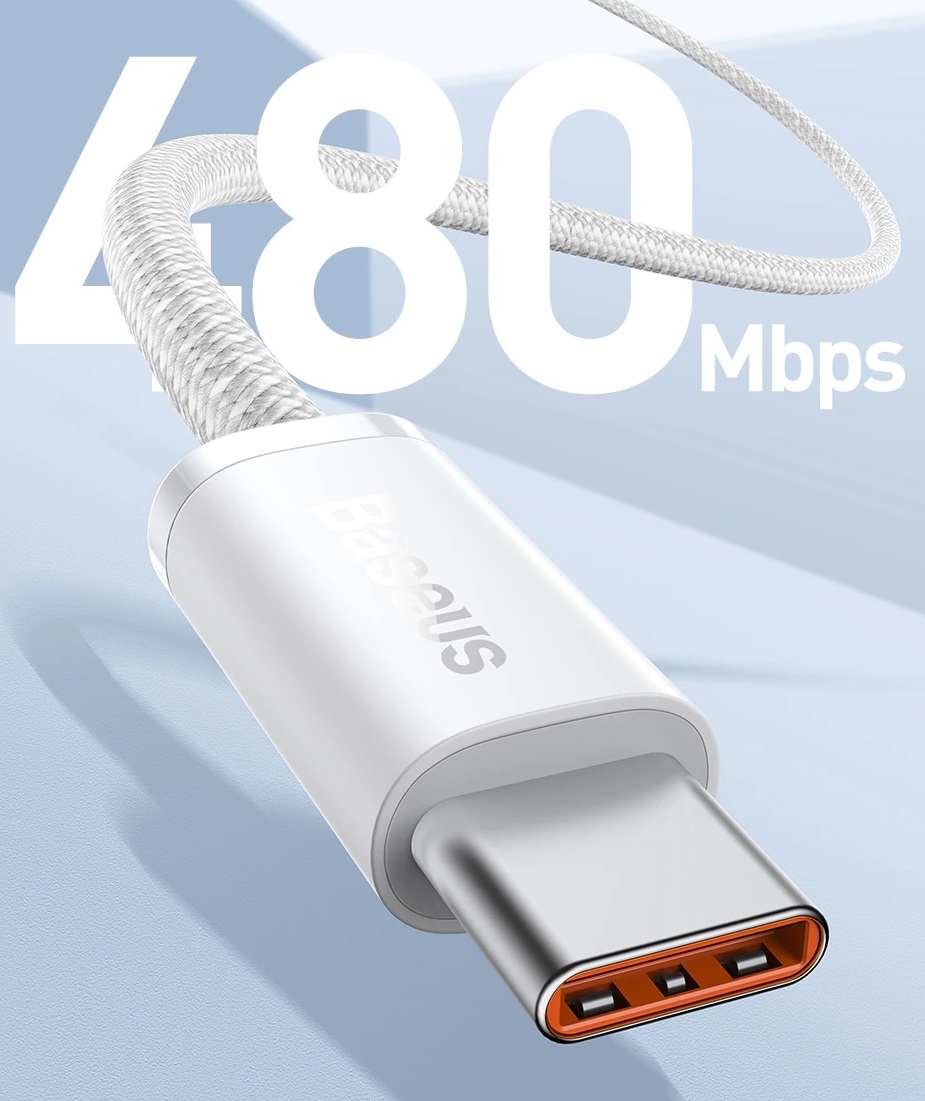 Cáp sạc nhanh Baseus Type C 100W, Baseus Dynamic Series Fast Charging Data Cable Type C to Type C 100W dây dù chống rối, đứt gãy