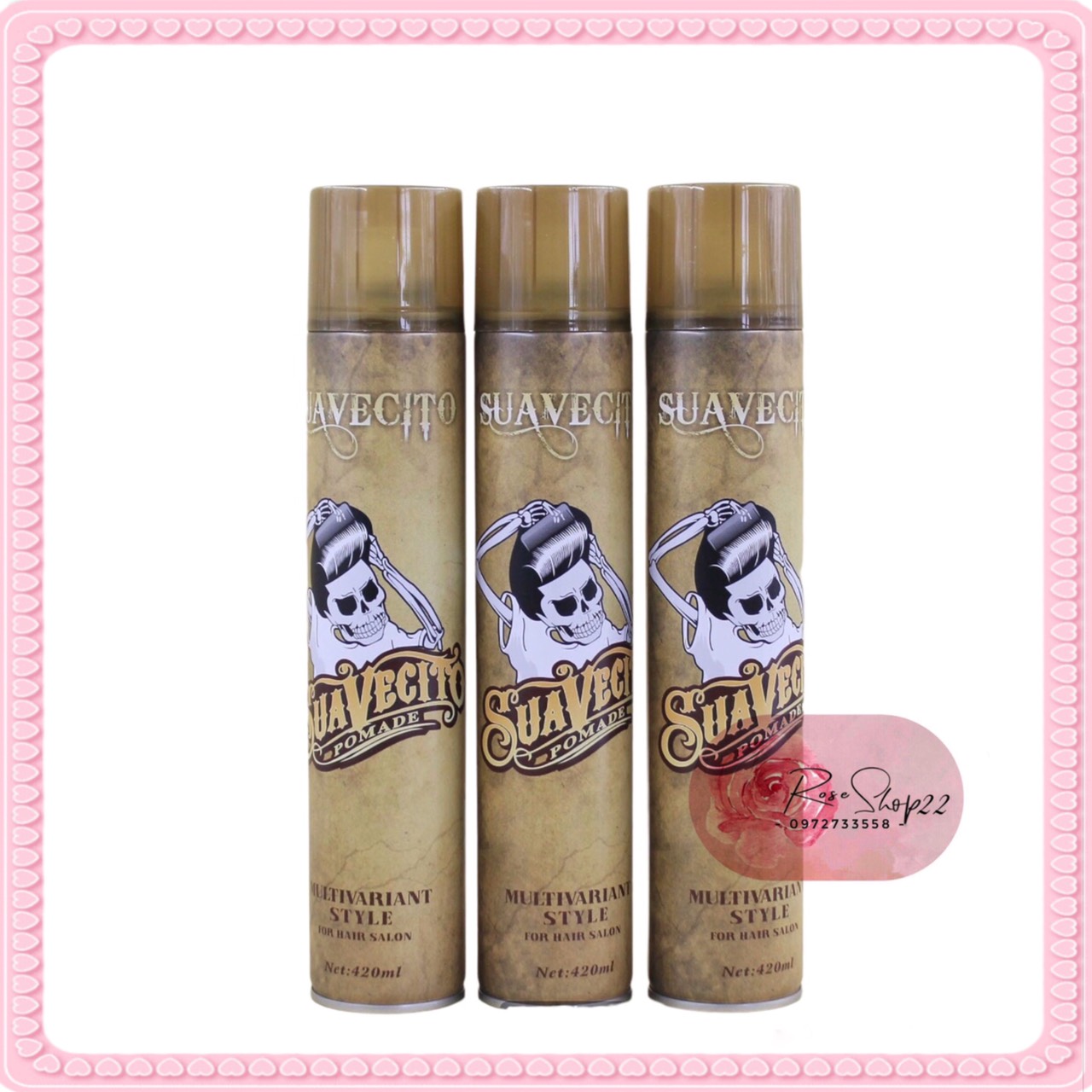 TOTAL - Styling Spray for Hair SUAVECITO 400ml + Hair To Wax