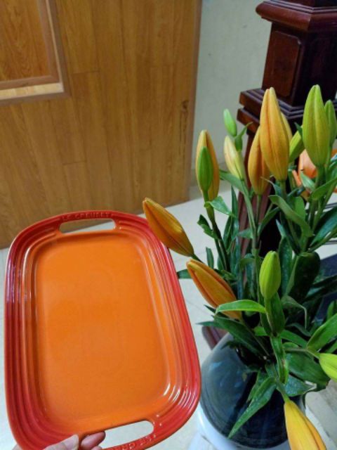 Đĩa sứ bầu dục Le Creuset - Thương hiệu Pháp