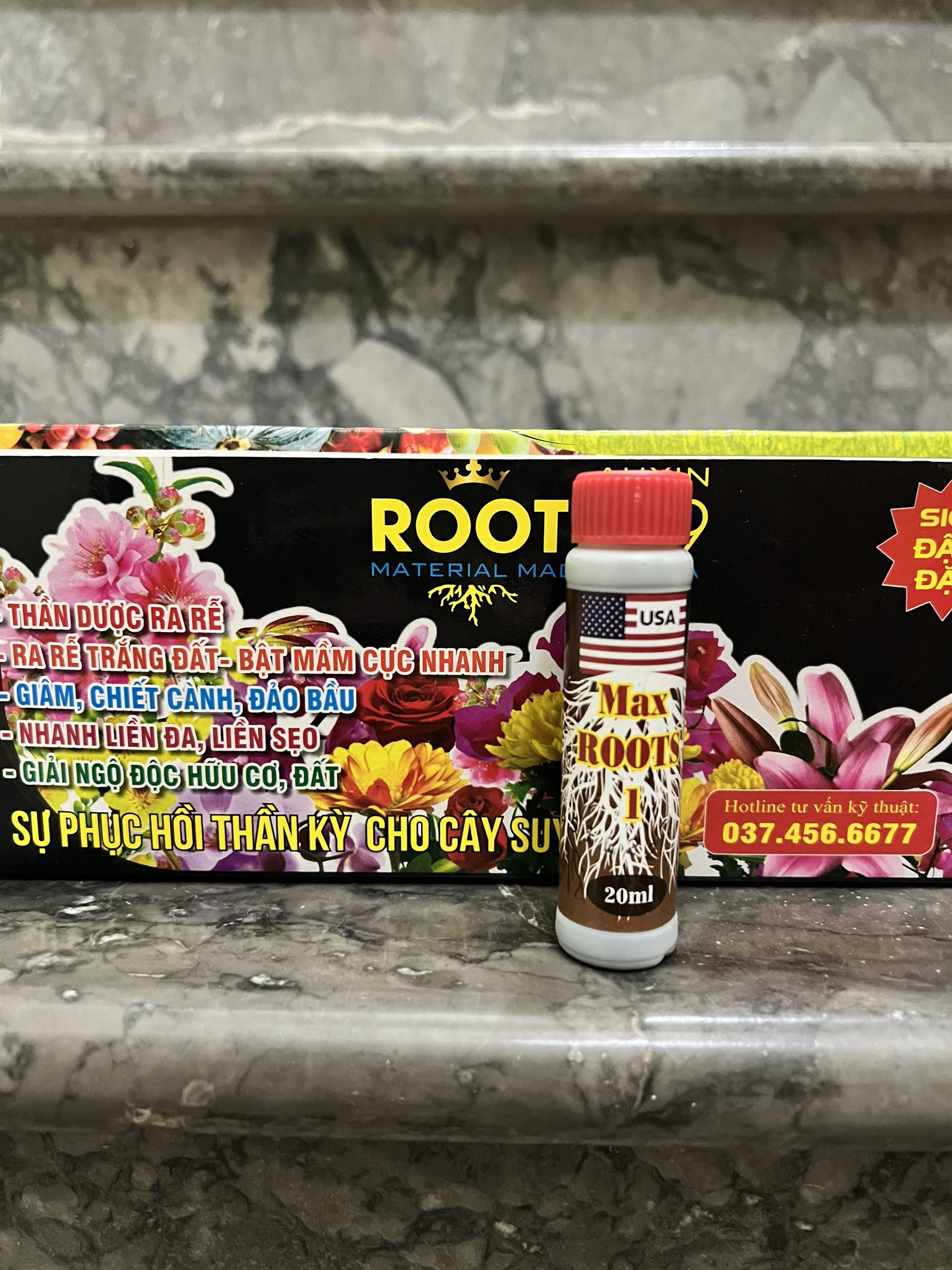 Phân bón siêu ra rễ giúp cây ra rễ nhanh, nhiều rễ dành cho hoa lan, hoa hồng, cây cảnh