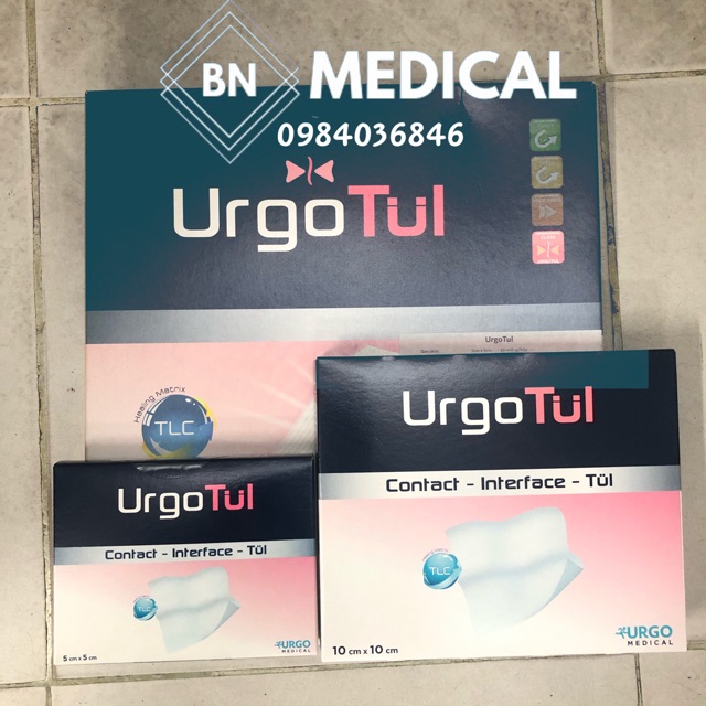 Gạc lưới urgo tull 5x5 cm