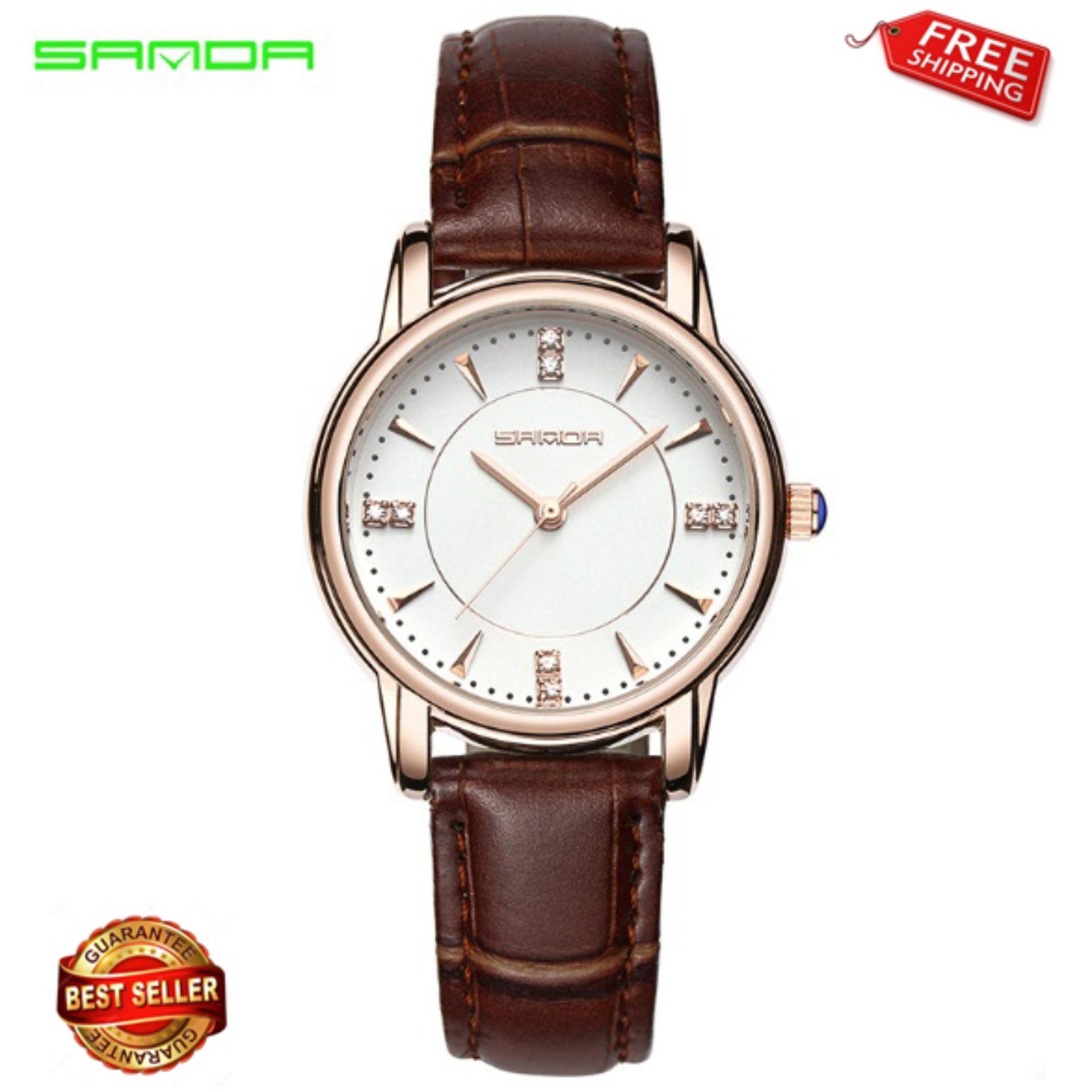Đồng hồ Sanda dây da tuyệt đẹp cho phái nữ P215