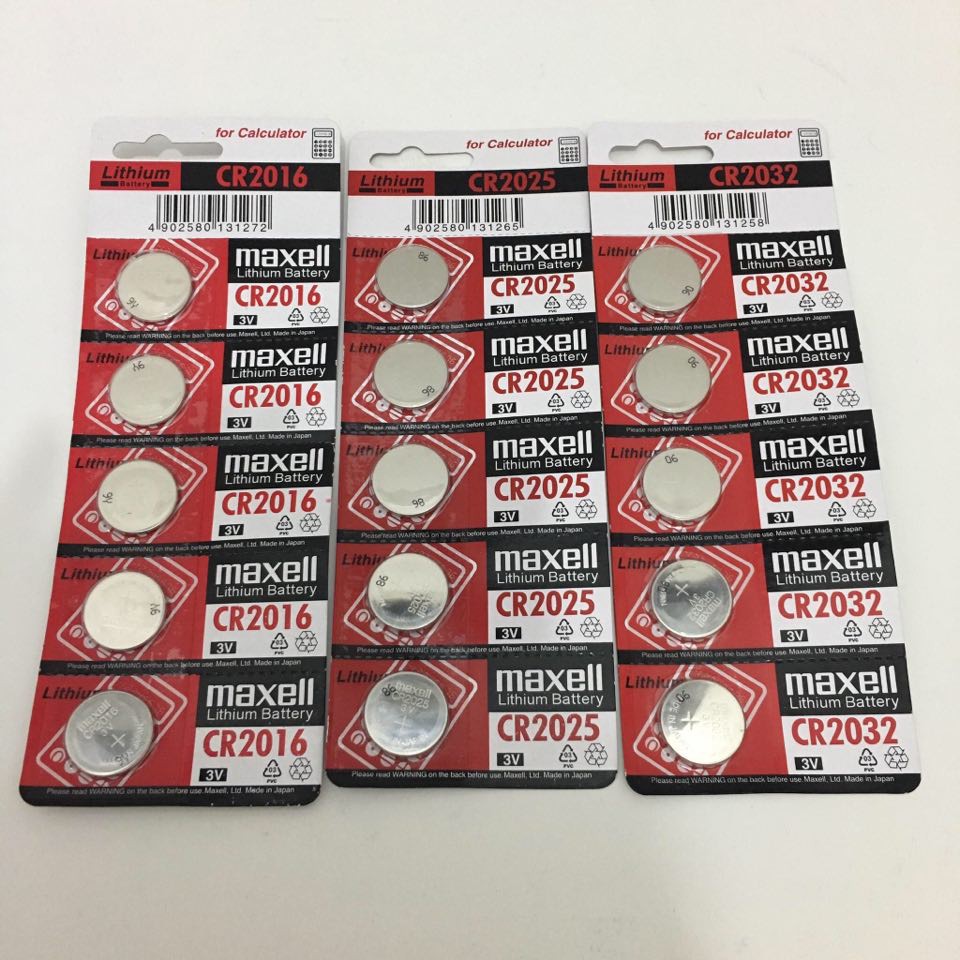 1 vỉ 5 viên Pin maxell CR2025 lithium 3V