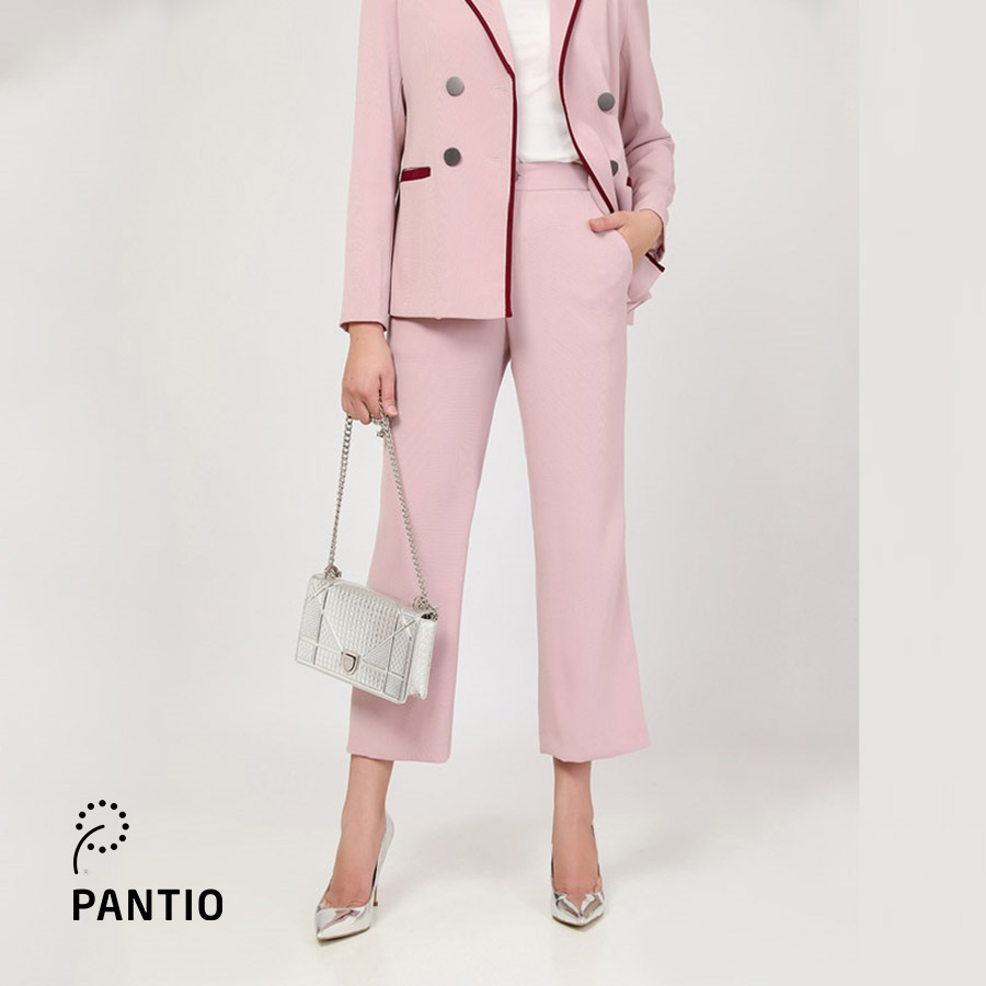 Quần dài nữ trơn chất lụa dáng suông BQD92113 - PANTIO