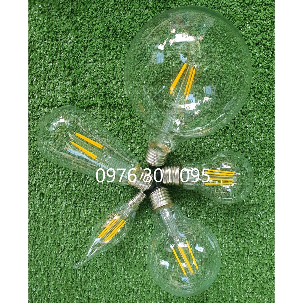 [Combo 2] Edison G45 Led Light Bulb [Imitation Incandescent] Common E27 Tail Light Bulb