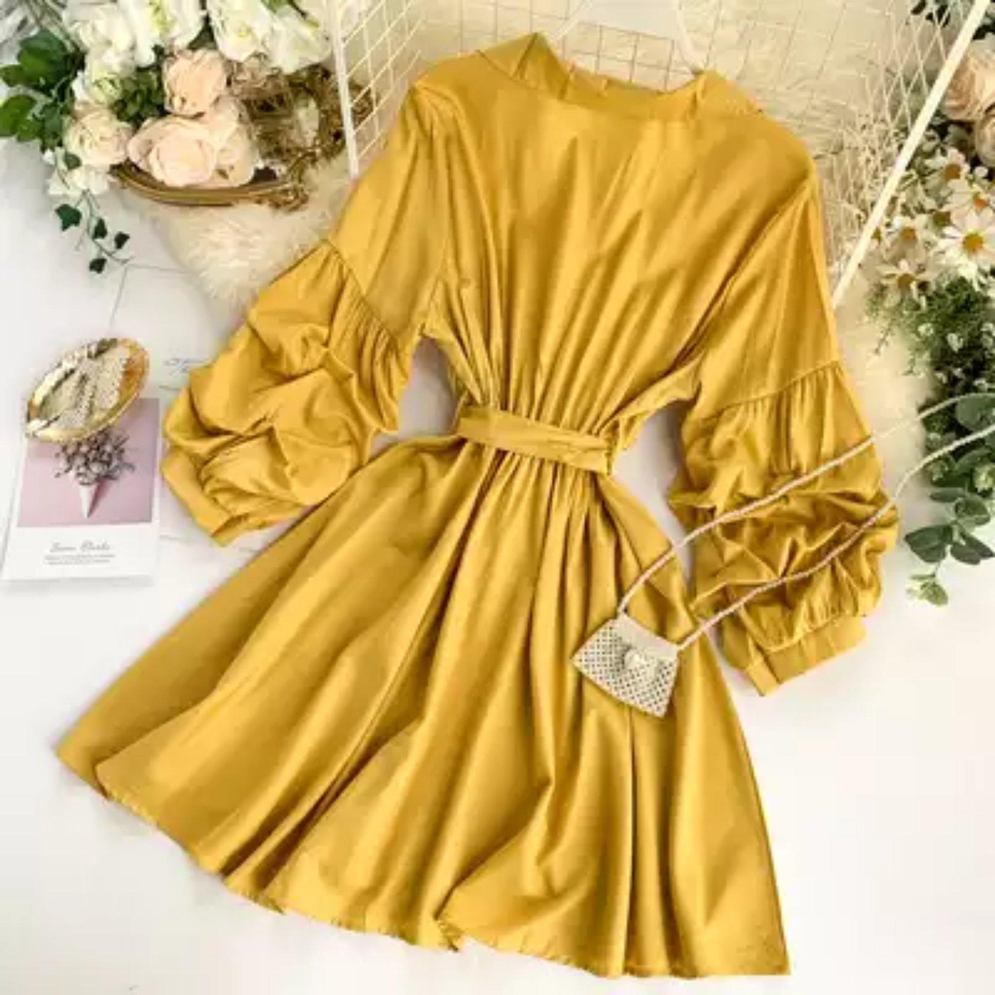 [HCM]ĐẦM XÒE HINA TAY XẾP LY