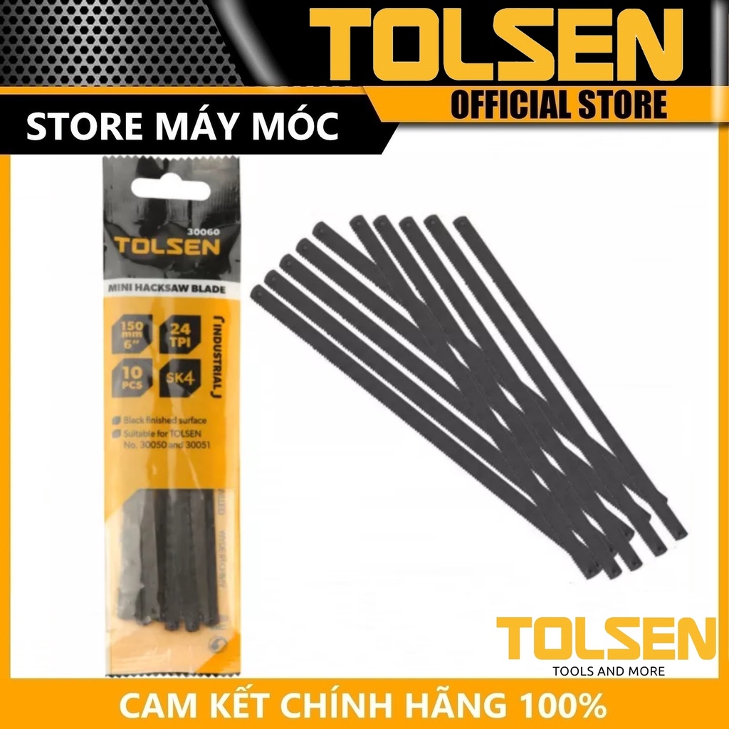 Bọc 10 lưỡi cưa 150mm tolsen 30060 - hàng chính hãng