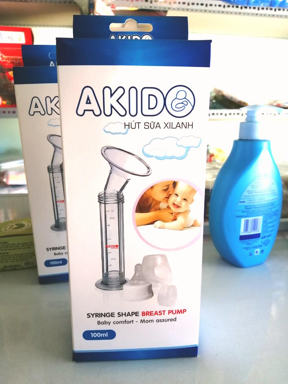 HÚT SỮA XILANH AKIDO - kèm cây súc bình sưa