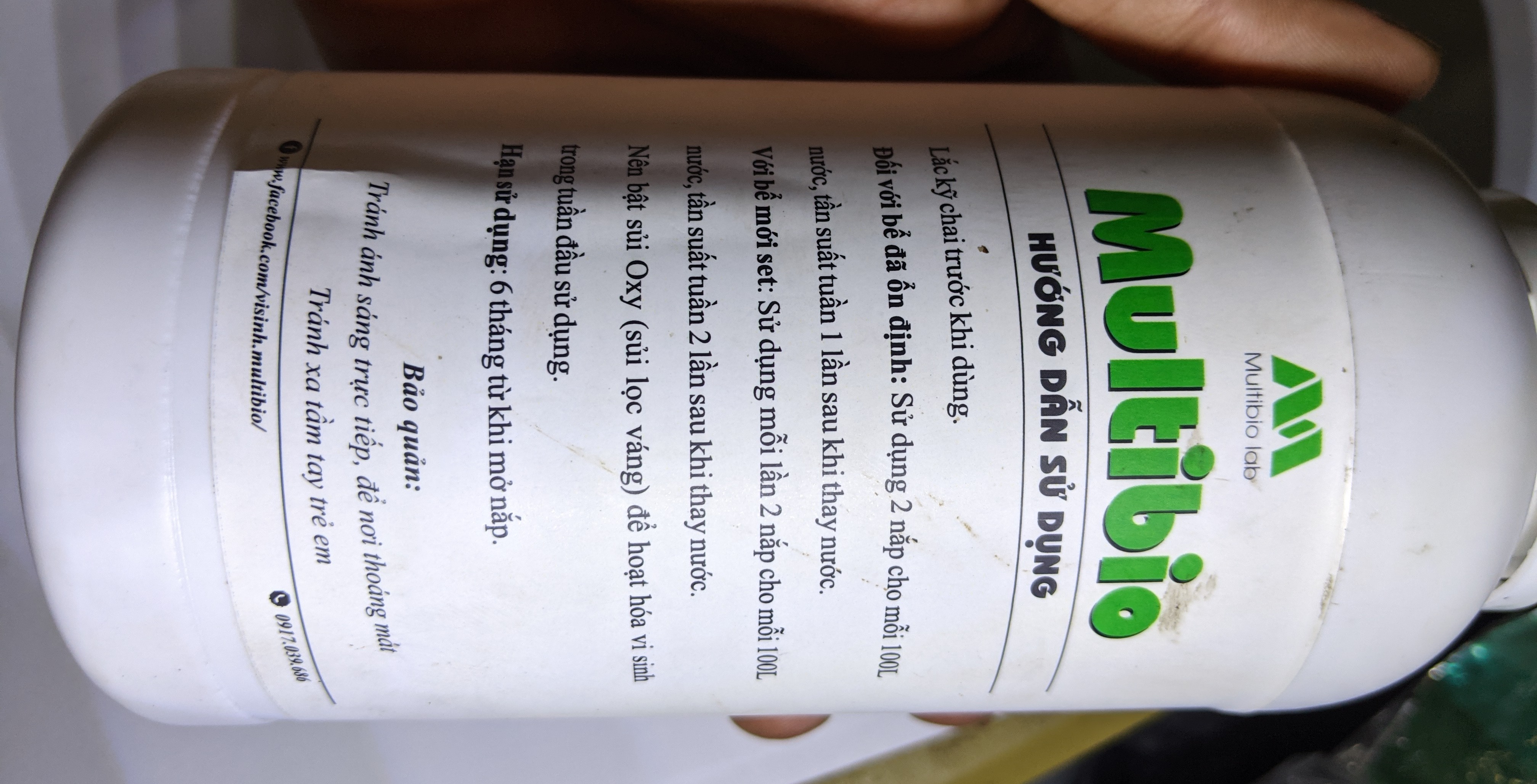 Men Vi Sinh Bể Cá Multibio 500ml