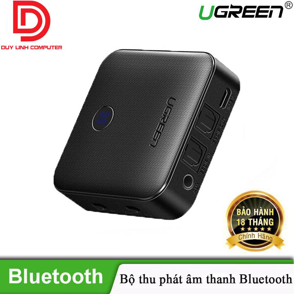 Bộ thu phát Bluetooth 4.2 Ugreen 50256 (TX/RX) chính hãng hỗ trợ APTX
