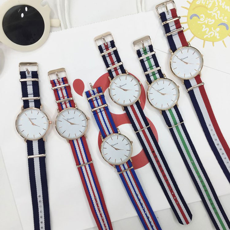 Geneva fabric women watches