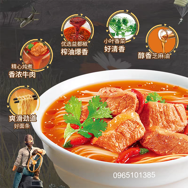 Mỳ Ăn Liền Khang Sư Phụ Vị Bò Hầm Cay