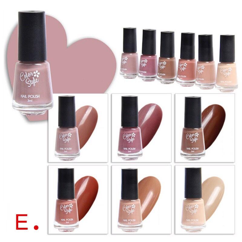 Set 6 lọ nước sơn móng tay không độc hại