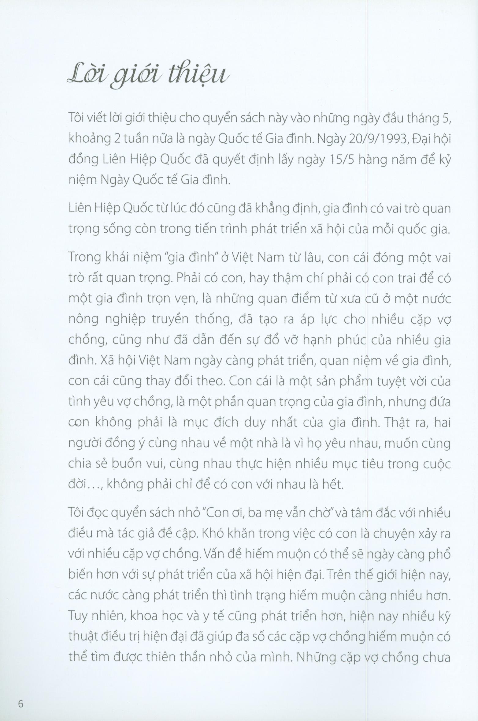 Con Ơi, Ba Mẹ Vẫn Chờ