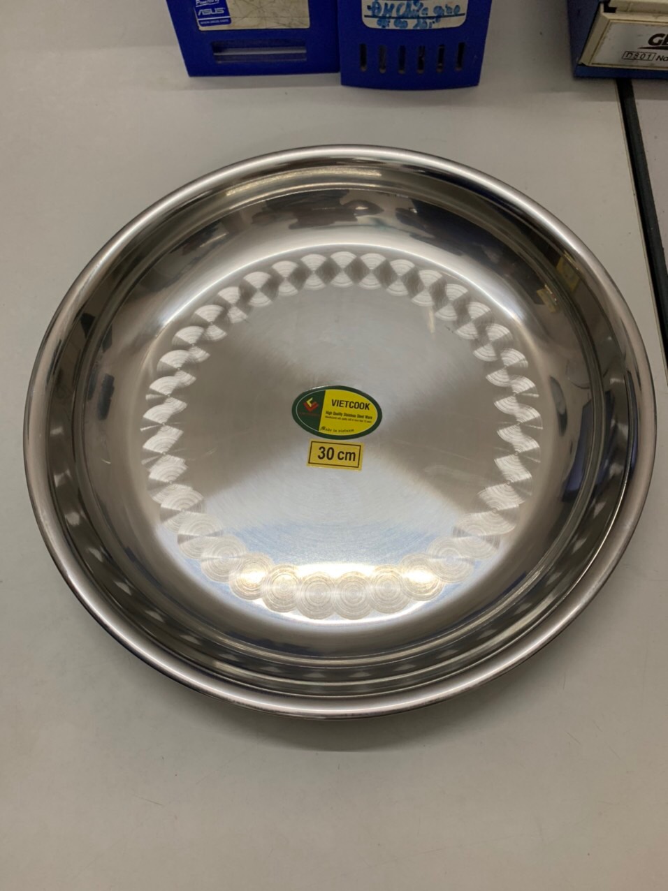 Khay Tròn INOX Việtcook Đủ Sezi(20, 22...30cm)