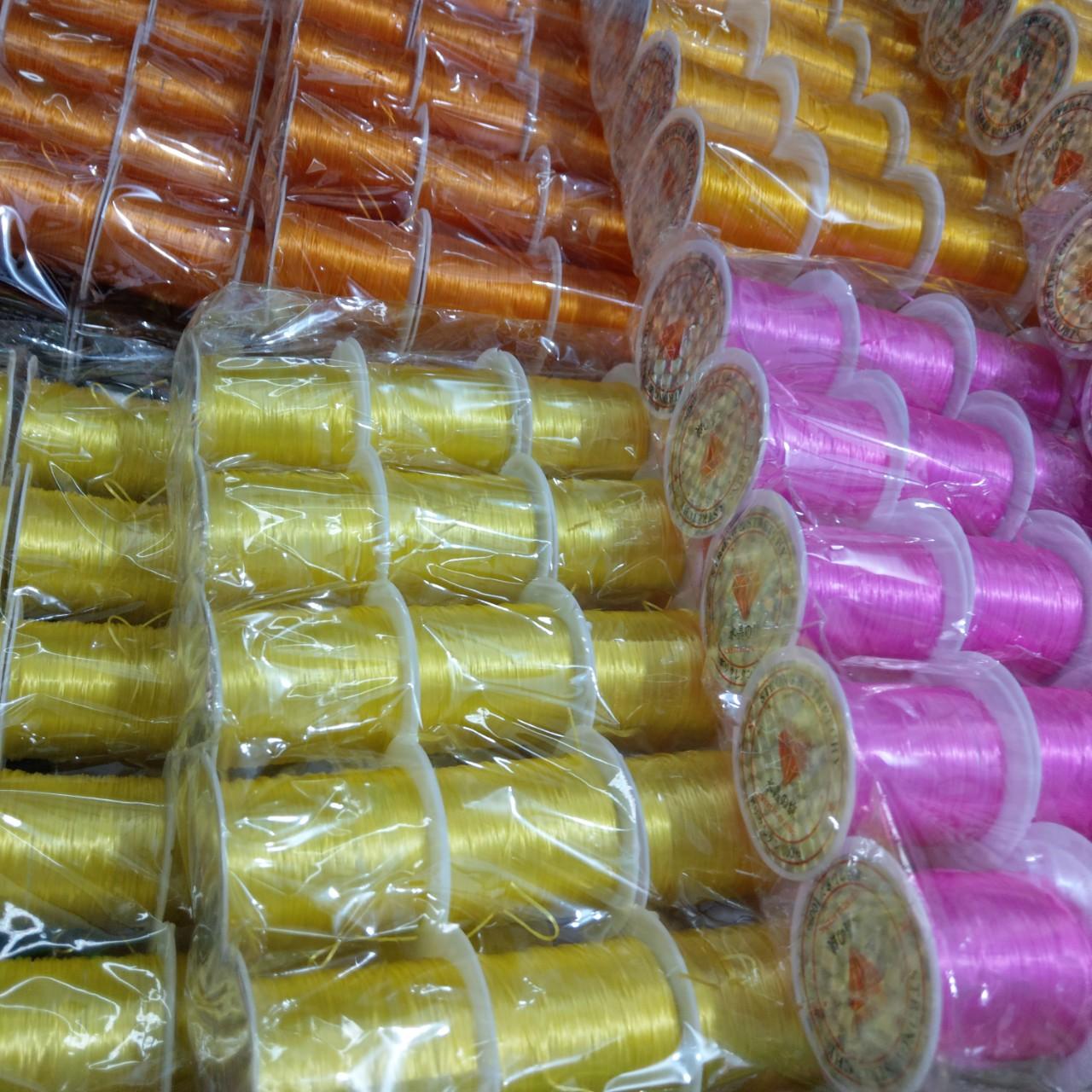 [HCM]Combo 3 cuộn dây thun sỏ hạt làm vòng