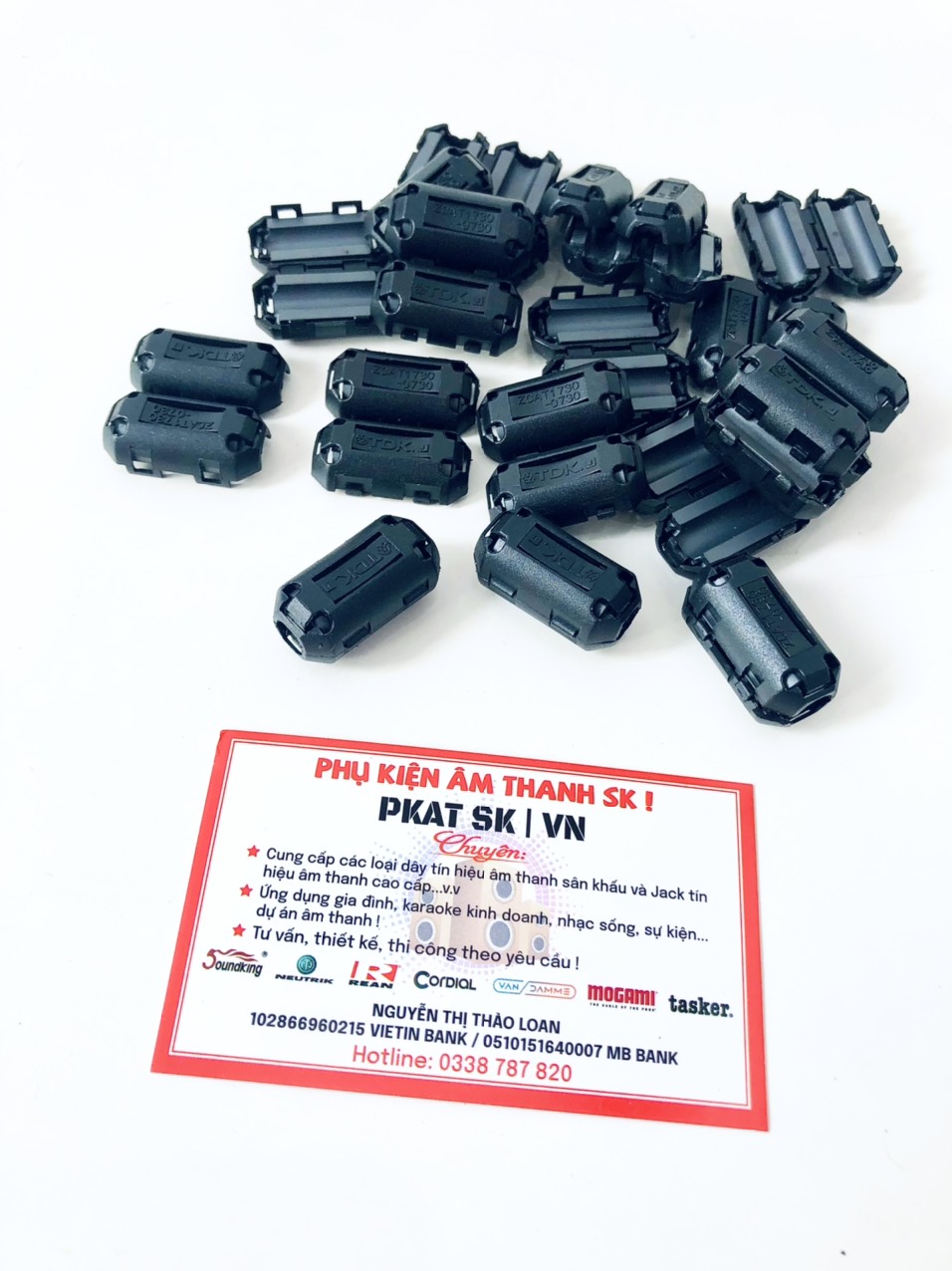 Từ khử nhiễu tín hiệu cỡ dây 6mm