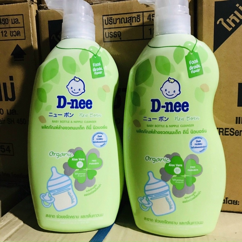 Nước rửa bình sữa cho bé  Dnee 600ml DẠNG CHAI VÀ TÚI