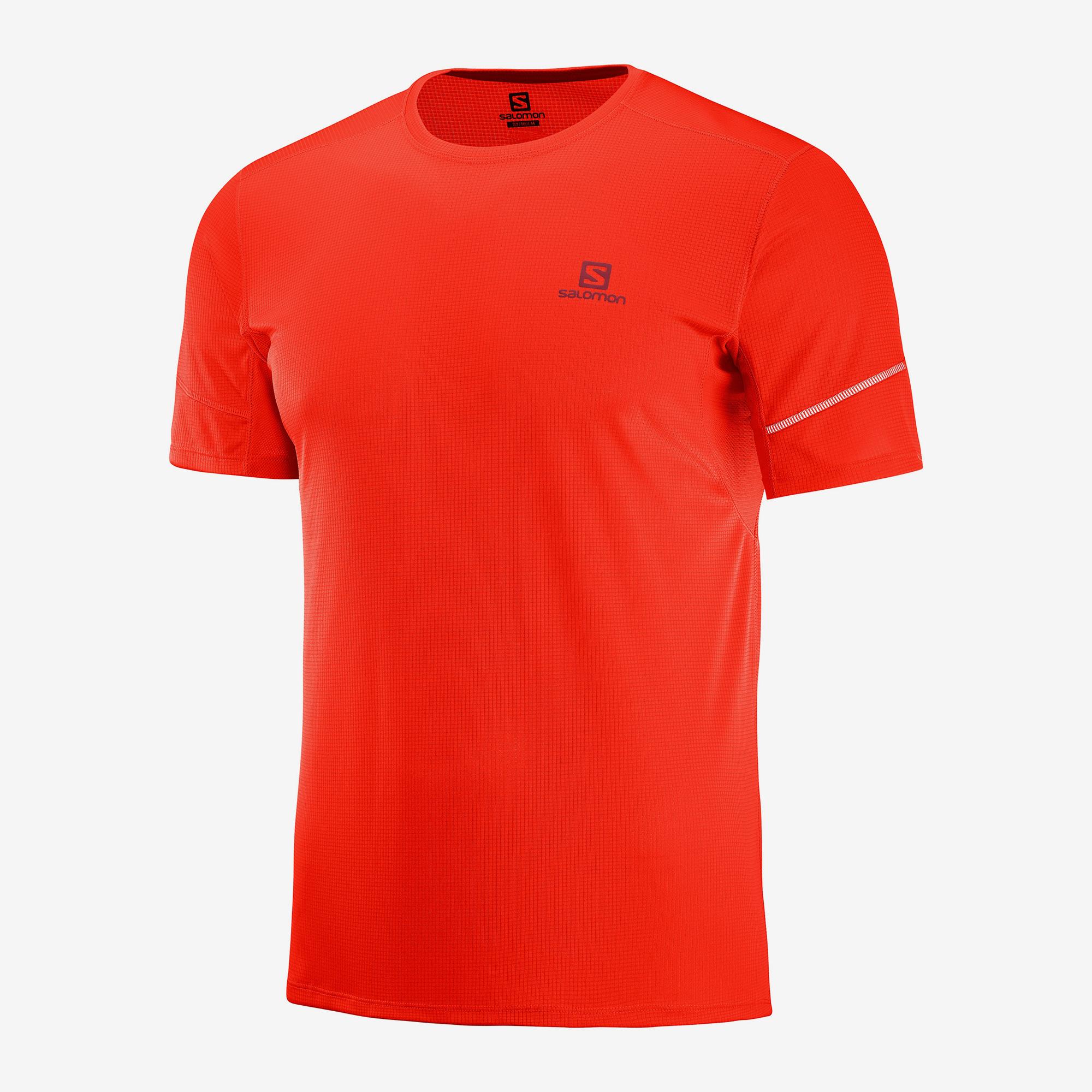 Áo thể thao nam agile ss tee m fiery red - lc1051500