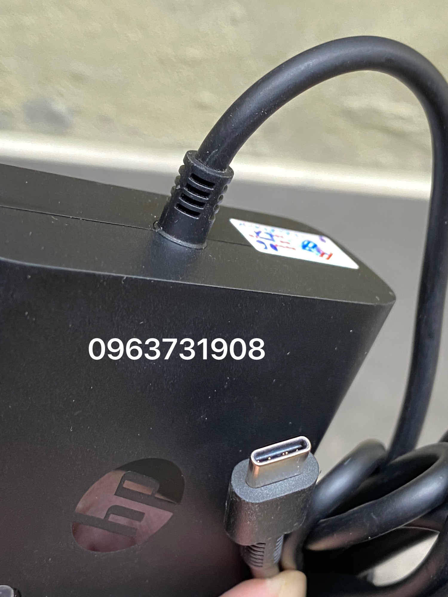 Sạc laptop HP  65W USB-Type C (20V-3.25A /15V-4.33A /12V-5A /10V-5A /9V-3A /5V-3A)