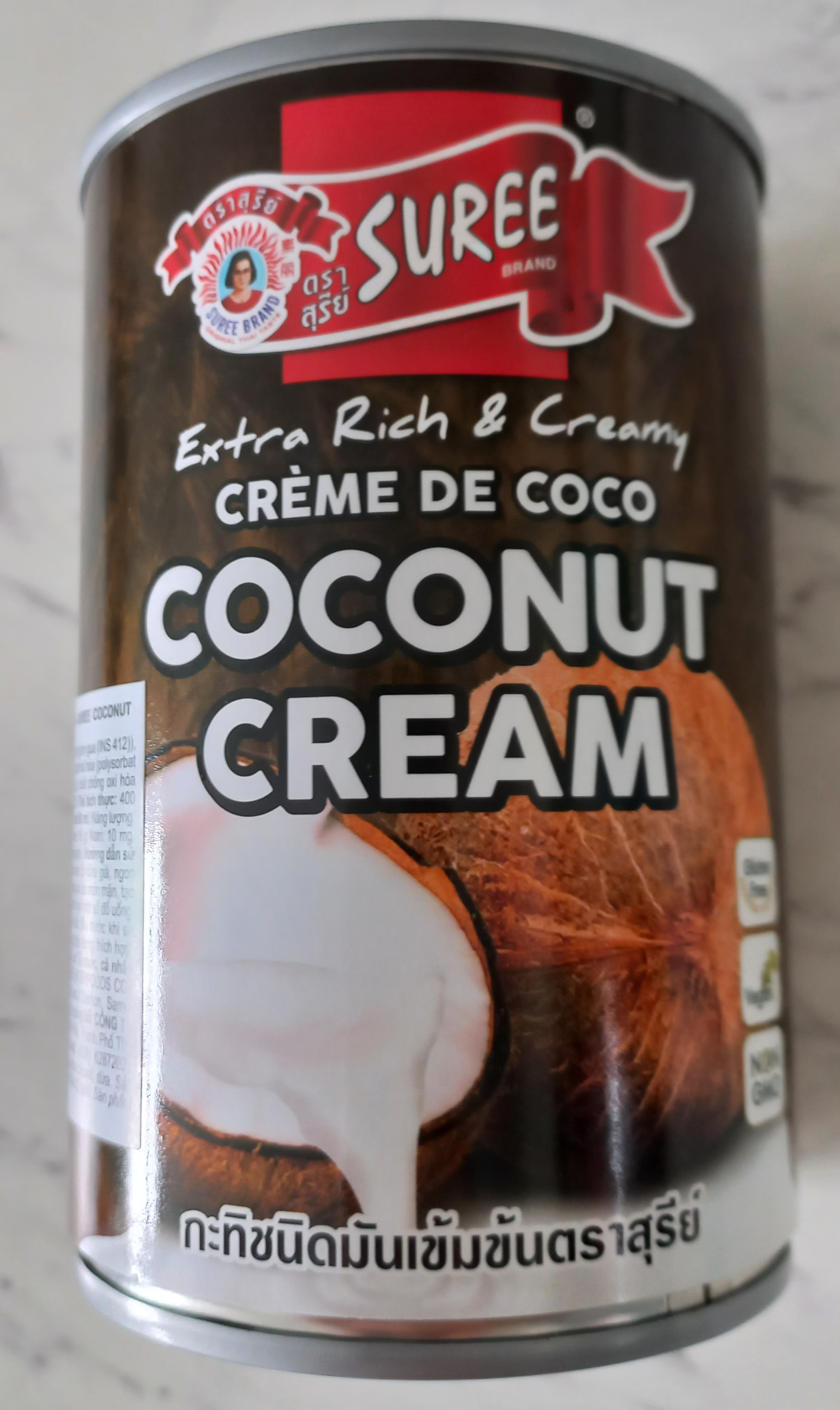 Coconut Cream 400ml. Expiry Date: 2027