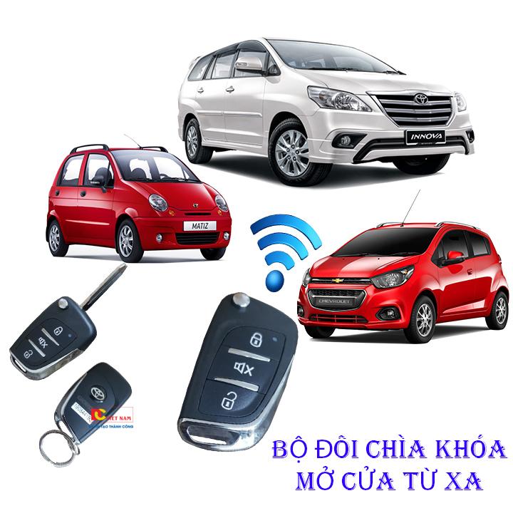 Bộ đôi chìa khóa thông minh điều khiển mở cửa xe hơi, ô tô từ xa G6213