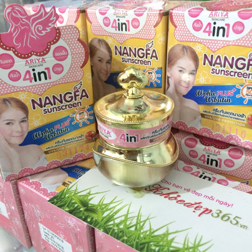 Kem Nangfa Sunscreen SPF 50 Thái Lan 4in1