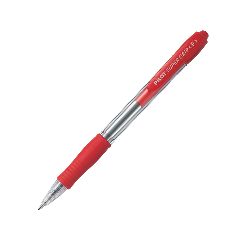 Bút Bi Super Grip F0.7mm Pilot dành cho học sinh, SV, văn phòng Viết cực êm, đều mực, đầu bi thép không gỉ