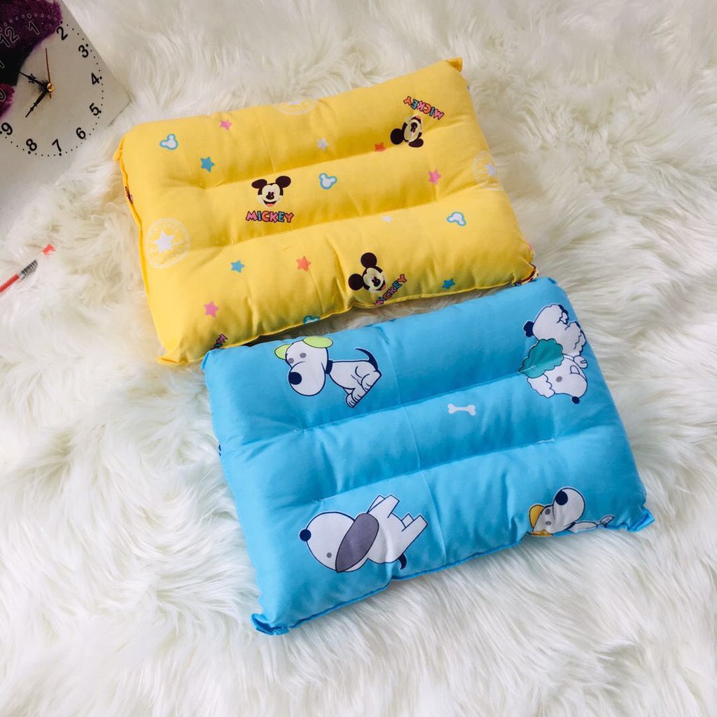 Gối Matxa Cho Bé Chất Liệu Cotton ,Kích Thước 28x42 Chống Mỏi Cổ Thoáng Khí Giúp Giấc Ngủ Sâu Hơn,  By. C.A Decor Store
