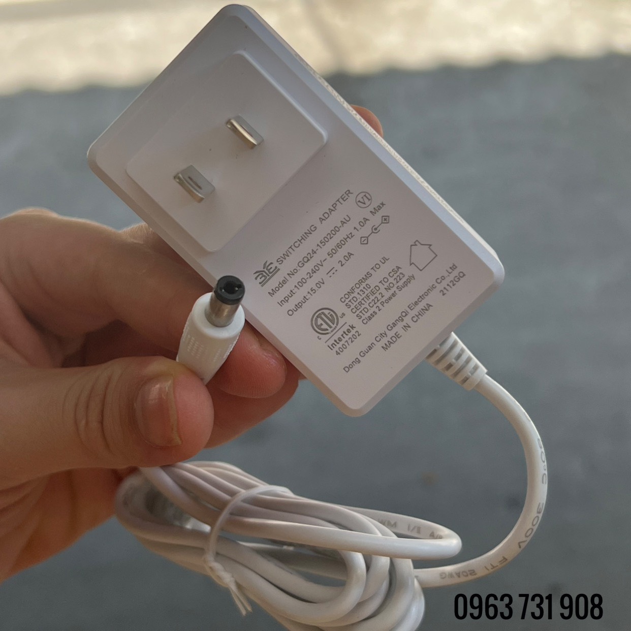 Adapter nguồn 15V 2A hàng cao cấp