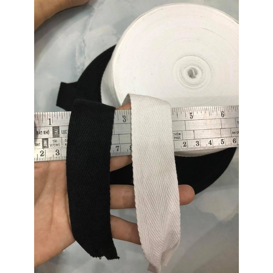 Đai cotton lót nón 3cm