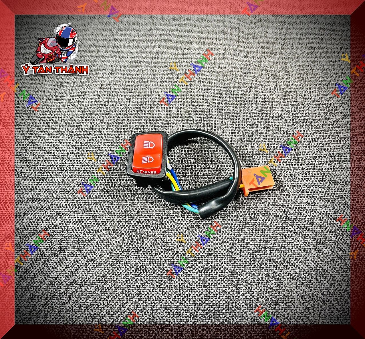 Nút passing Đỏ cho cùm công tắc NVX