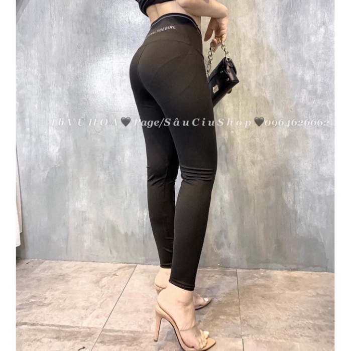 Quần Legging Cạp Chéo, Nâng Mông, Gen Bung Siêu Tôn Dáng