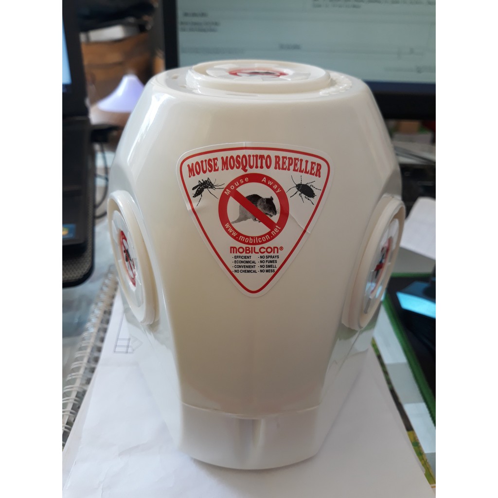 Máy Đuổi Chuột Cống, Gián, Muỗi Mobilcon -  4 Loa Công Suất Lớn Cho Diện Tích 40m2 - 80m2