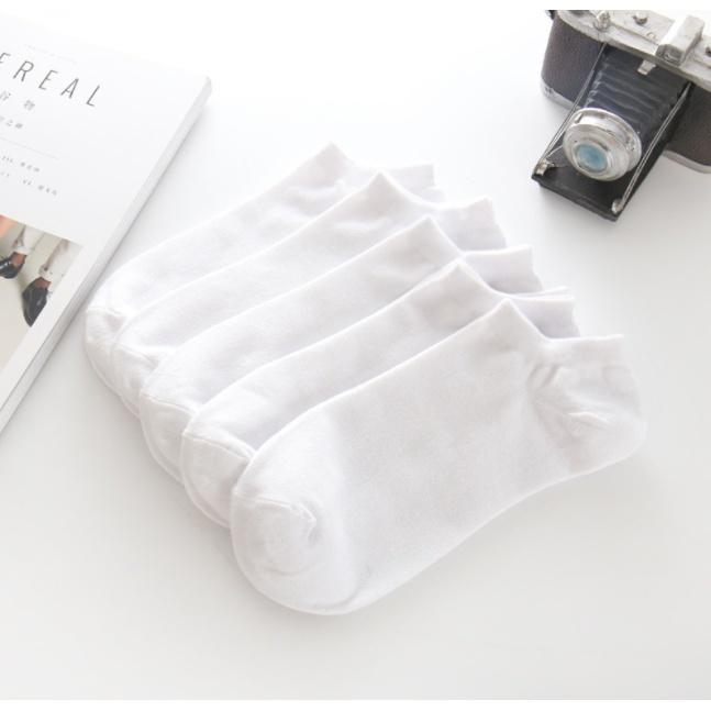 Vớ cotton trơn cổ ngắn Hàn Quốc