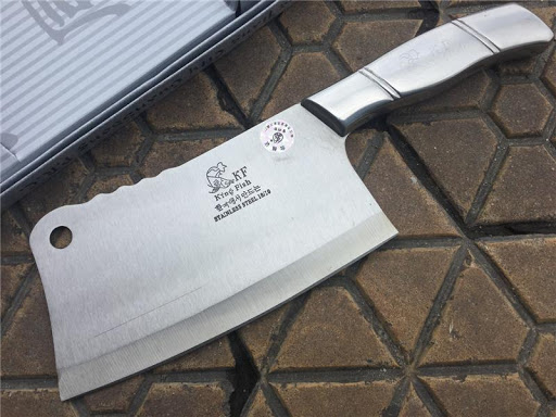 Dao chặt inox nguyên khối King fish
