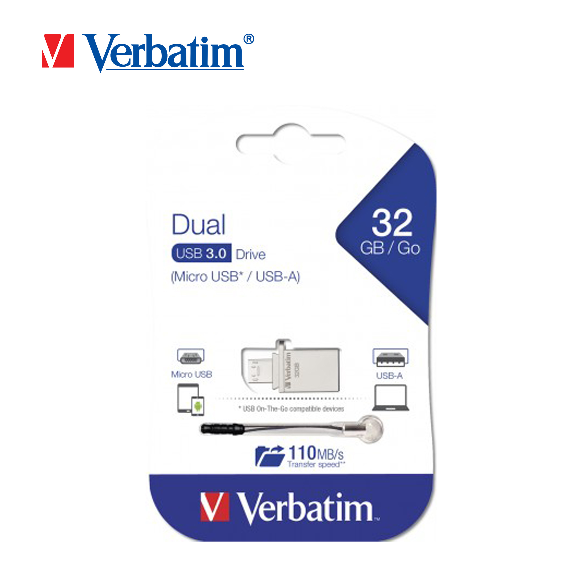 USB Verbatim Store'n' Go OTG Micro USB 3.0 32GB