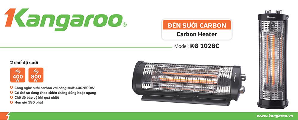 Đèn sưởi carbon Kangaroo KG1028C
