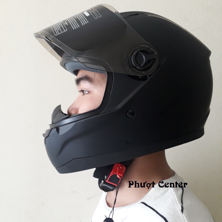 Mũ bảo hiểm Fullface Asia MT136 Đen