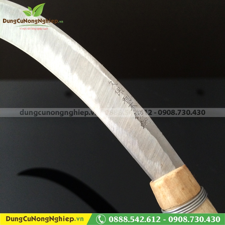 Dao cắt trái cán gỗ 25cm